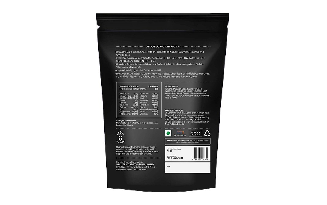 Unsnack Low-Carb Matthi    Pack  500 grams